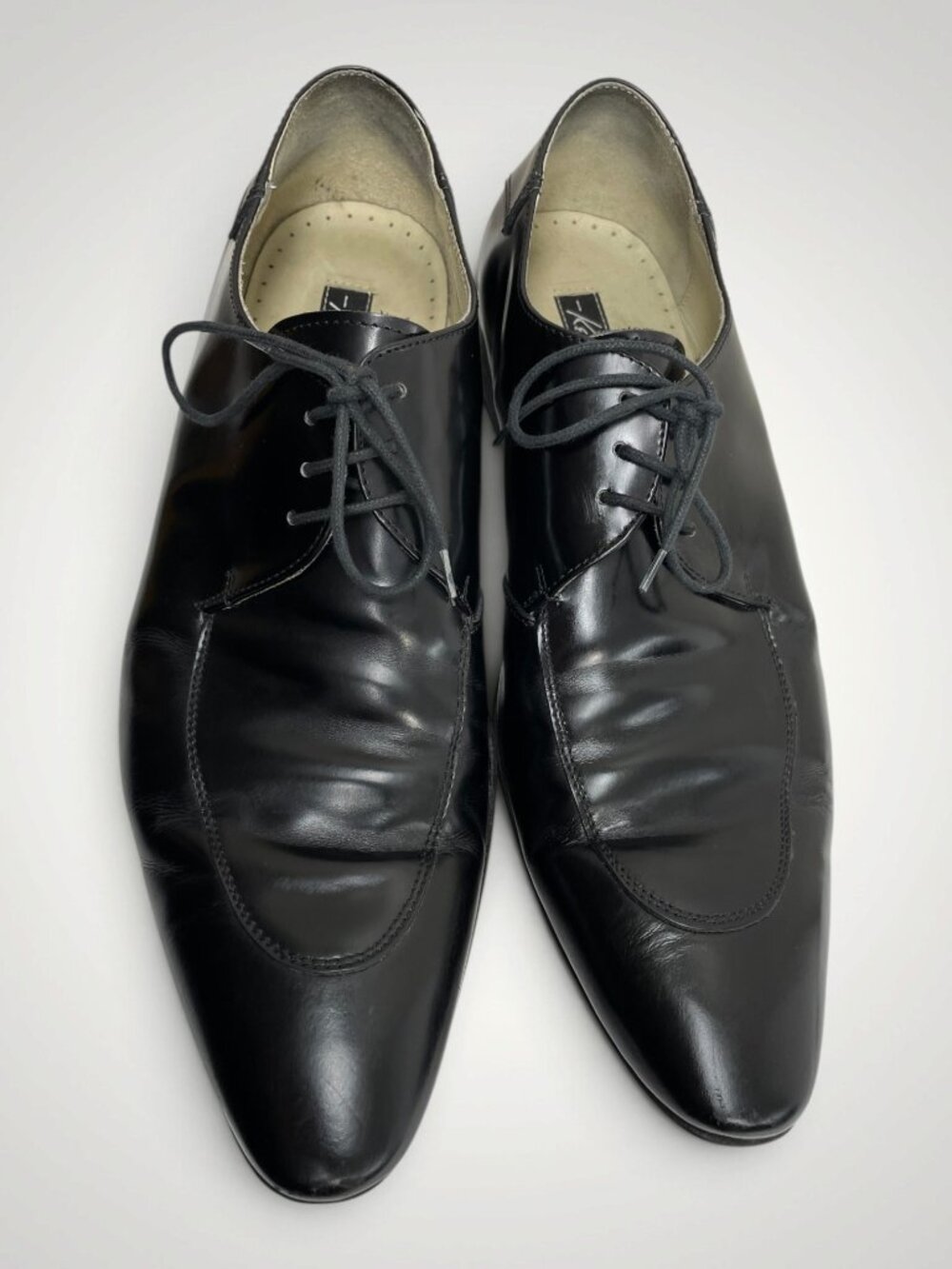 Kenneth Cole New York Black Leather Italian Dress Shoes Men’s 11.5